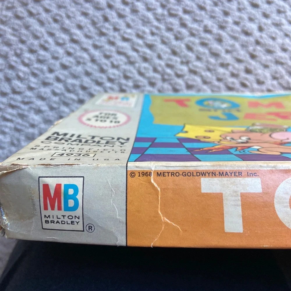1968 Rare Vintage Tom and Jerry Board Game